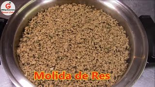 Como preparar carne molida  recetas de cocina fáciles [upl. by Maretz]