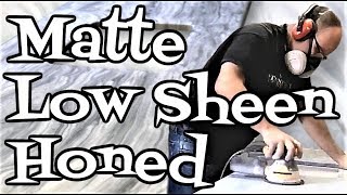 How to Matte Low Sheen or Hone an Epoxy Finish [upl. by Goldy]