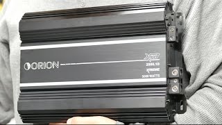 Orion XTR 25001D Amp Dyno Test  Real RMS Power at 126 volts [upl. by Gilmour]