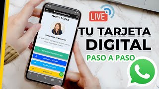 Cómo crear tu TARJETA DIGITAL de presentación paso a paso ▶︎ en Wordpress gratis  sin costo extra 👌 [upl. by Eimmac222]