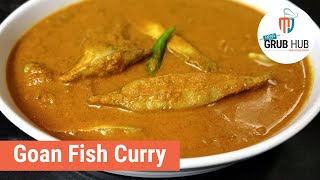 Authentic Goan Fish Curry Recipe  How to make Goan Fish Curry or Hooman  Pomfret Curry  Xitt Kodi [upl. by Amalbena]