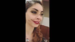 Dhasia Wezka y su tutorial de maquillaje fallido  Instagram Stories Noviembre 14 [upl. by Nosmirc]