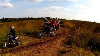 Pit Bike Track On The Farm Maginon AC500 Touch HD 720p [upl. by Deyas]