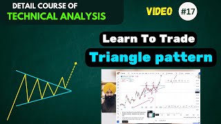 How To Trade TRIANGLE PATTERN  Technical Analysis Course  stockmarket technicalanalysis nifty [upl. by Aseram]