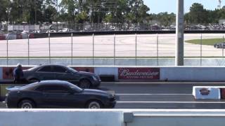 Cadillac CTSV  pulley and tune only  Drag Test 1157  12186 mph  Road Test TV ® [upl. by Sherurd288]