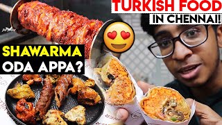 Turkish Food in CHENNAI  Shawarma oda APPA  DONERS amp KEBABS  Doner Ville  Food Review Tamil [upl. by Uile188]