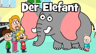 ♪ ♪ Tierlied Urlaub Familie  Bade Song  Der Elefant Song  Hurra Kinderlieder [upl. by Lanod24]