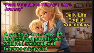 Daily Life English Vocabulary  Learn English Through Story  quotFrom Struggle to Triumphquot [upl. by Quita]