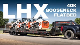 LHX  40K Gooseneck Flatbed  MAXXD 2023 [upl. by Ehcnalb]