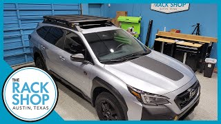 20222024 Subaru Outback WILDERRNESS Thule Caprock Platform Roof Rack  The Rack Shop  Austin TX [upl. by Melisent2]