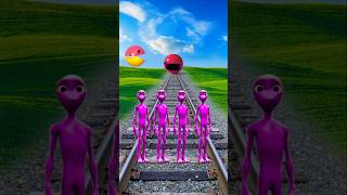 equal dame tu cosita 4pink colors alien dance vs Pacman two Gta 5 bigfoot amp train [upl. by Thompson]