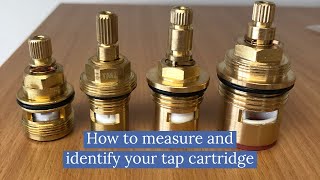 How to identifymeasure correct replacement tap cartridge valve if manufacturer unknowntapmagician [upl. by Dabbs856]