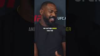 Jon Jones tells Nina Drama the biggest animal he can defeat LOL ufc mma shorts [upl. by Barty]