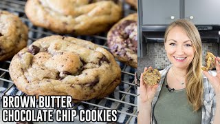 How to Make Brown Butter Chocolate Chip Cookies [upl. by Kane]