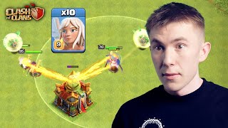 Je Détruis Tout avec mes 10 Guérisseuses sur Clash of Clans [upl. by Ilrebmyk]