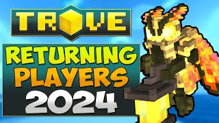 TROVE GUIDE FOR RETURNING PLAYERS 2024 Crystal 5 Gear Cosmic Dragon Skill Tree Taxes amp More [upl. by Yarod]