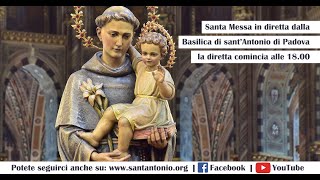 Santa Messa in diretta dalla Basilica del Santo a Padova [upl. by Gorton925]