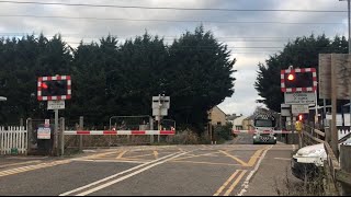 Waterbeach level crossing in Cambridgeshire [upl. by Onid]