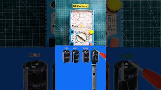 How to check capacitor on analog multimeter  How to capacitor check  capacitor testing  capacitor [upl. by Ecarg]