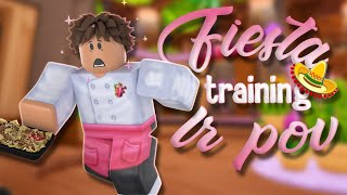 Fiésta Training Session  LR Pov Roblox [upl. by Nannek929]