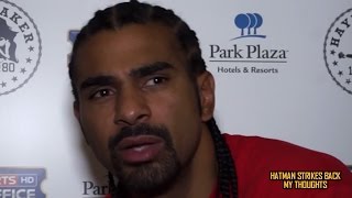 DAVID HAYE SIGNS TO BOXNATION [upl. by Rebmetpes]