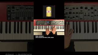 Loveick  Bacao Rhythm amp Steel Band Piano Cover  Tutorial asaprocky shorts hiphop cover [upl. by Melosa]