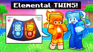 Im PREGNANT with TWIN ELEMENTALS In Minecraft [upl. by Omiseno]