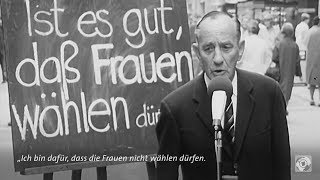 Frauen und wählen In den 60er Jahren für einige Männer eine Provokation [upl. by Fretwell]