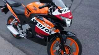 HONDA CBR 125r REPSOL 2012 [upl. by Dlnaod]