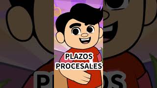 PLAZOS PROCESALES shorts [upl. by Tnayrb]