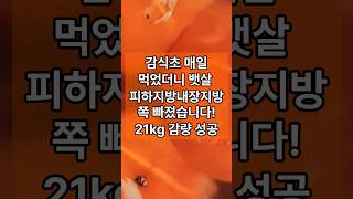 감식초 매일 먹었더니 뱃살 피하지방 내장지방 쪽 빠졌습니다 21kg 감량 성공 감식초 다이어트 내장지방 빼는 음식 내장지방제거 내장지방에좋은음식 뱃살빼기 뱃살에좋은음식 [upl. by Bisset]