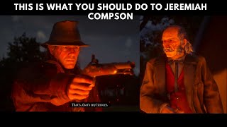 This is What you should do to Jeremiah Compson Salve Catcher   RDR2Red Dead Redemption 2 [upl. by Nerhe97]