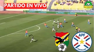 🔴 BOLIVIA VS PARAGUAY  ELIMINATORIAS SUDAMERICANAS EN VIVO  FECHA 12 [upl. by Marya]