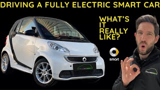 DRIVING a FULLY ELECTRIC Smart Fortwo 451 [upl. by Lubbock940]