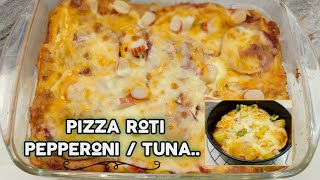 Pizza roti gardenia pepperonituna l breakfast anak2 sekejap sudah licin l koleksi masak2 DMQ [upl. by Royden]