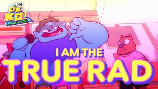 KO vs Rad EPIC Rap Battle LETS LISTEN  OK KO Lets Be Heroes  Cartoon Network [upl. by Dorelia]