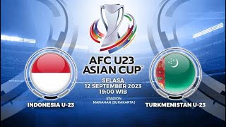 Live Indonesia U23 vs Turkmenistan U23 Live Reaction [upl. by Anilad]