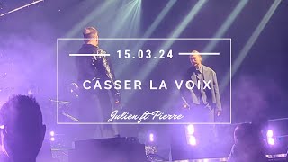 Pierre ft Julien  Casser la voix Star Academy l 15032024 Lyon [upl. by Eyaj]