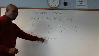 MATHS BINOMIAL EXPANSION VIDEO 3 [upl. by Eyde]