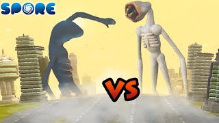 Giant Puppeteer vs Great Mother Megaphone  Scary Titan Battle S1E14  SPORE [upl. by Ybot956]