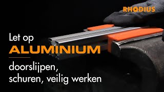 Belangrijke tips voor het doorslijpen en schuren van aluminium met een haakse slijper [upl. by Valaria]