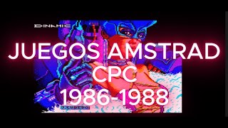 😍Los Mejores JUEGOS AMSTRAD CPC 19861988 [upl. by Refotsirc]