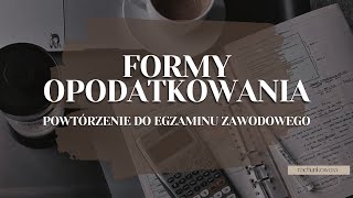 2024 Formy opodatkowania  powtórka EKA05 [upl. by Norag]