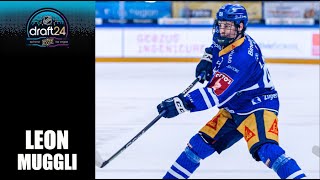 2024 NHL Draft  Leon Muggli  2324 Highlights [upl. by Ennovyahs]