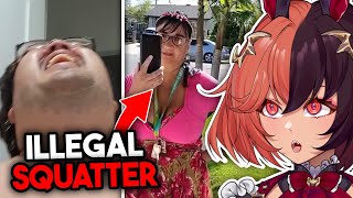 He Made This ILLEGAL SQUATTER MISERABLE  Asian Andy Squatter Reaction Part 1 [upl. by Polard]