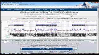 1 UCSC Genome Browser Tutorial the basics [upl. by Conger513]