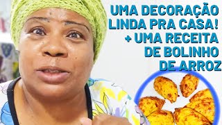 Fiz um artesanato lindo  Também fiz uma bolinho de arroz na airfryer que vi na internet 😋 [upl. by Anigriv824]