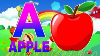 A for apple  अ से अनार  abcd phonics song  a for apple b for ball c for cat  abcd song  abcde [upl. by Dorsy]