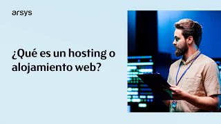 ¿Qué es un hosting o alojamiento web [upl. by Aleetha]