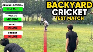 Backyard Cricket Test  Intense 2nd Innings  BAN vs IND  OFF YORKER [upl. by Nifled727]